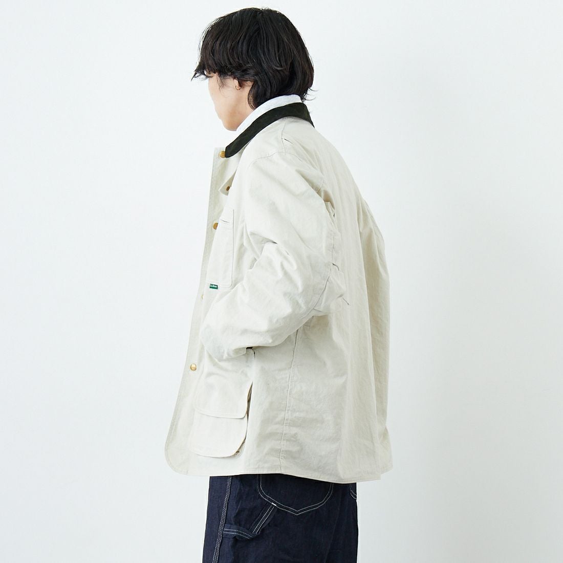 L.L.BEAN [エルエルビーン] Beans フィールドコート [6175-3033] 24 SAND &&モデル身長：179cm 着用サイズ：L&&