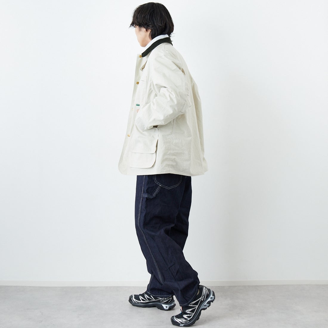 L.L.BEAN [エルエルビーン] Beans フィールドコート [6175-3033] 24 SAND &&モデル身長：179cm 着用サイズ：L&&