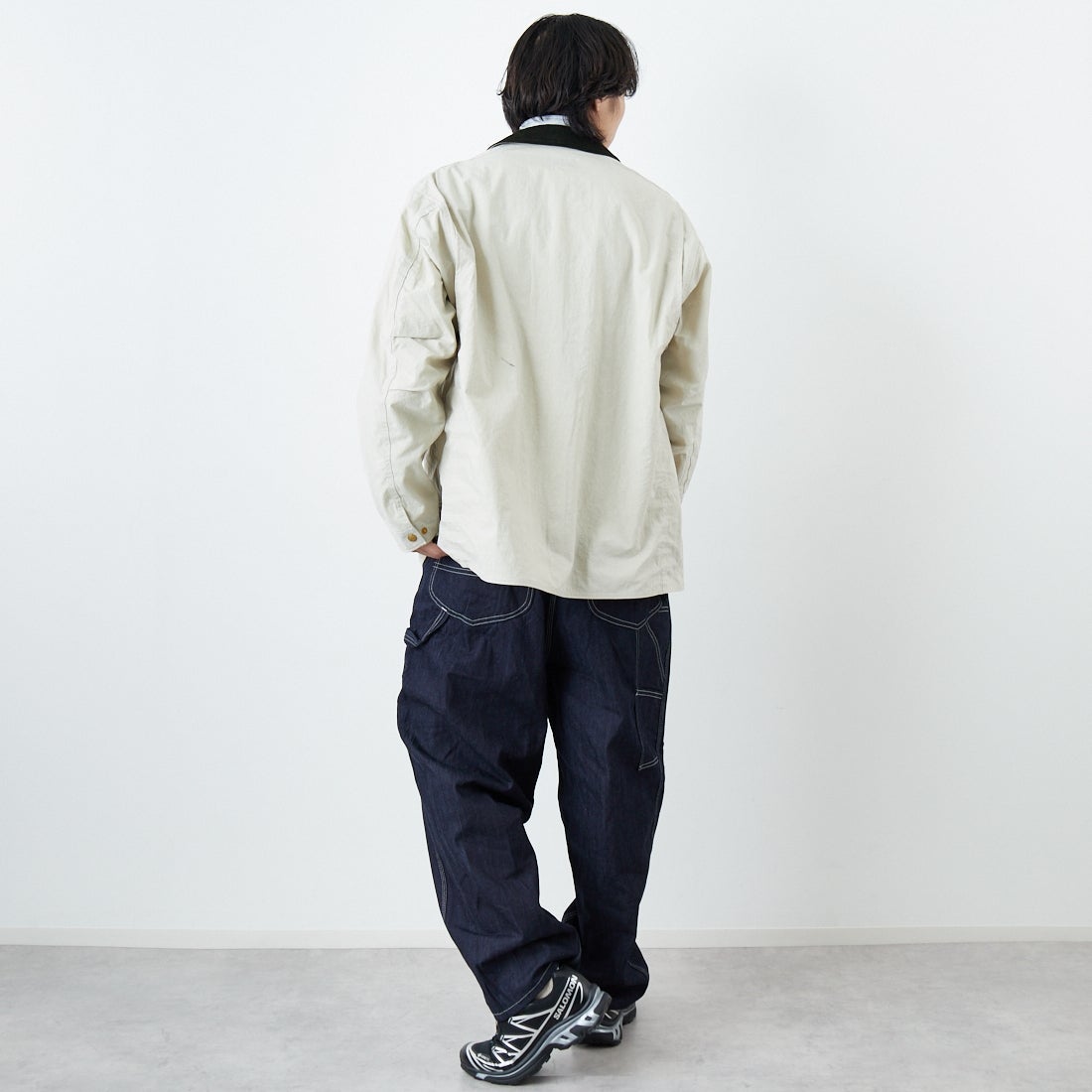 L.L.BEAN [エルエルビーン] Beans フィールドコート [6175-3033] 24 SAND &&モデル身長：179cm 着用サイズ：L&&