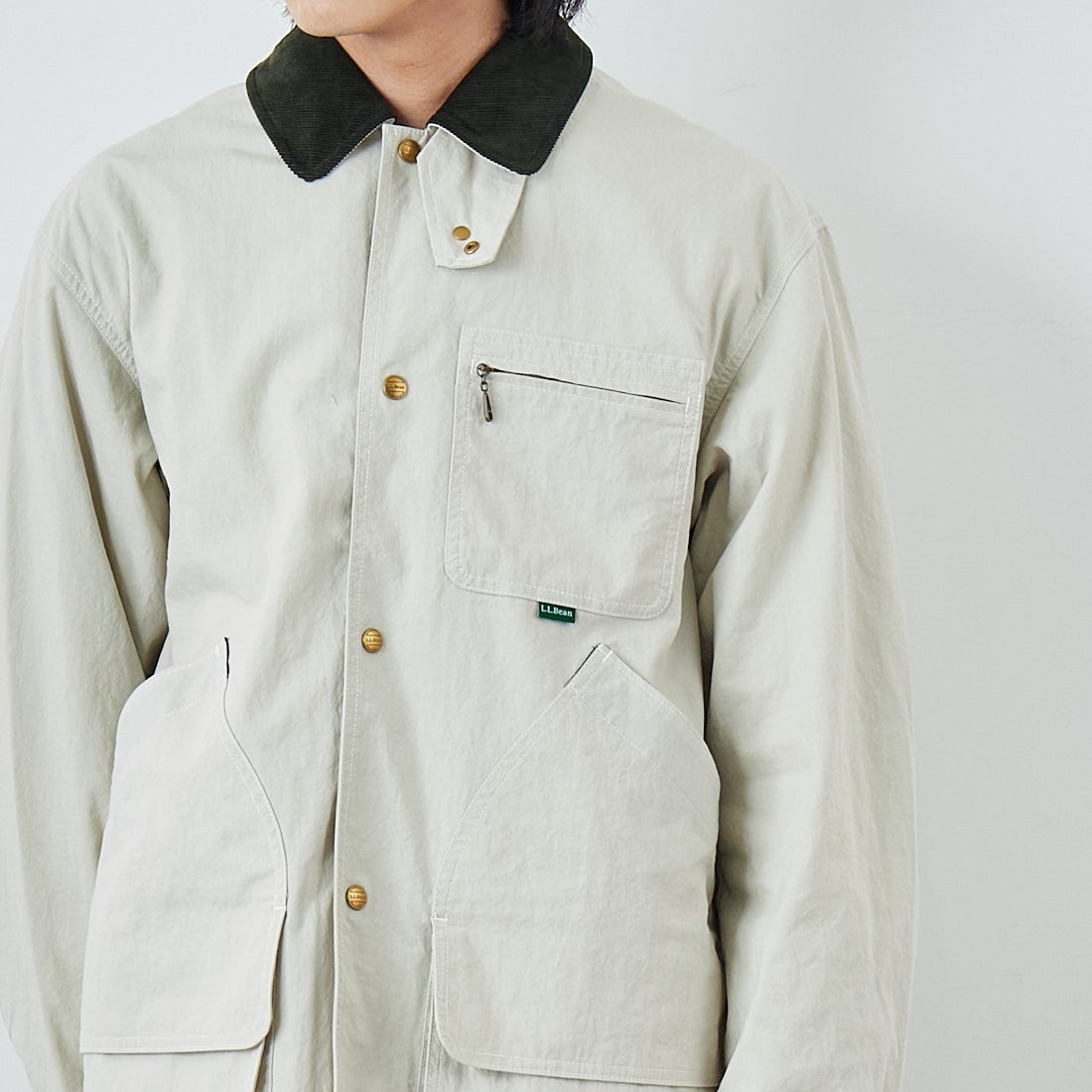L.L.BEAN [エルエルビーン] Beans フィールドコート [6175-3033] 24 SAND &&モデル身長：179cm 着用サイズ：L&&