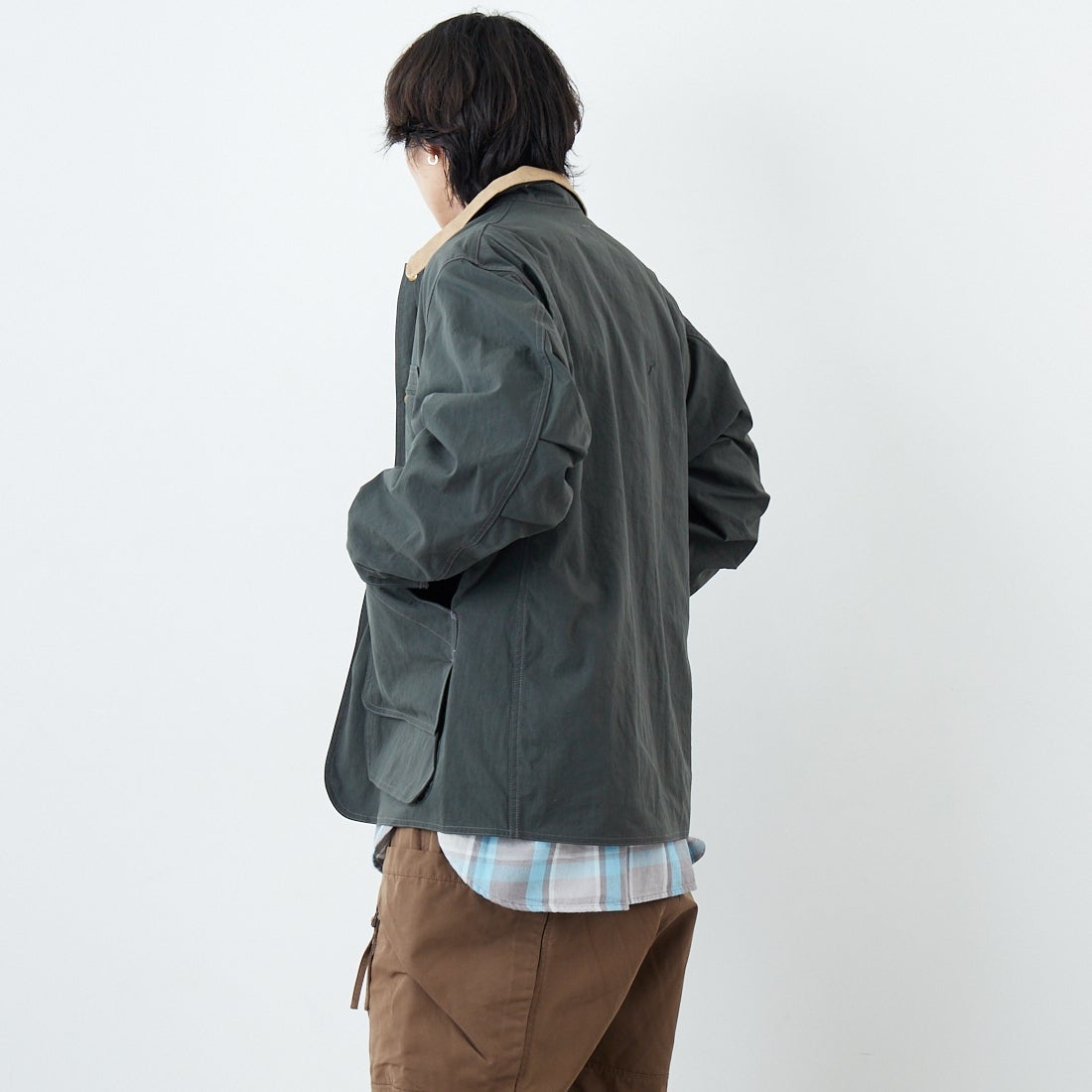 L.L.BEAN [エルエルビーン] Beans フィールドコート [6175-3033] 75 N.FORES &&モデル身長：179cm 着用サイズ：M&&