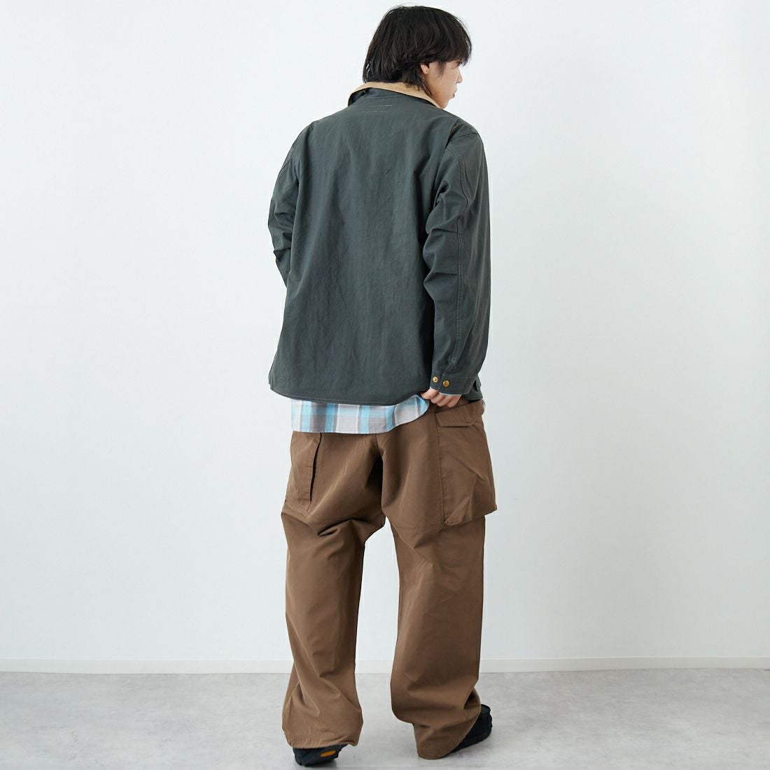 L.L.BEAN [エルエルビーン] Beans フィールドコート [6175-3033] 75 N.FORES &&モデル身長：179cm 着用サイズ：M&&