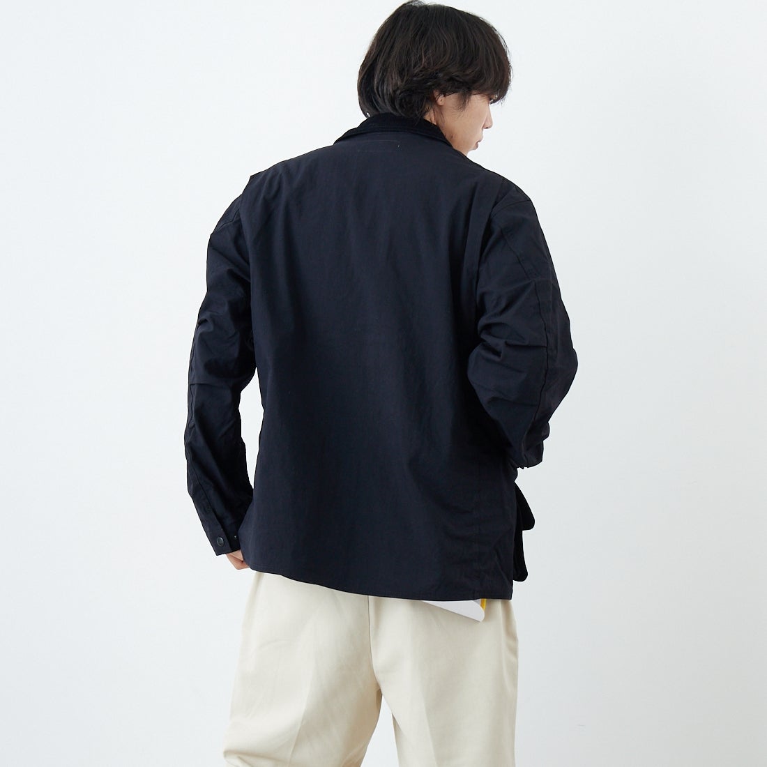 L.L.BEAN [エルエルビーン] Beans フィールドコート [6175-3033] 48 DK.CHAR &&モデル身長：179cm 着用サイズ：M&&