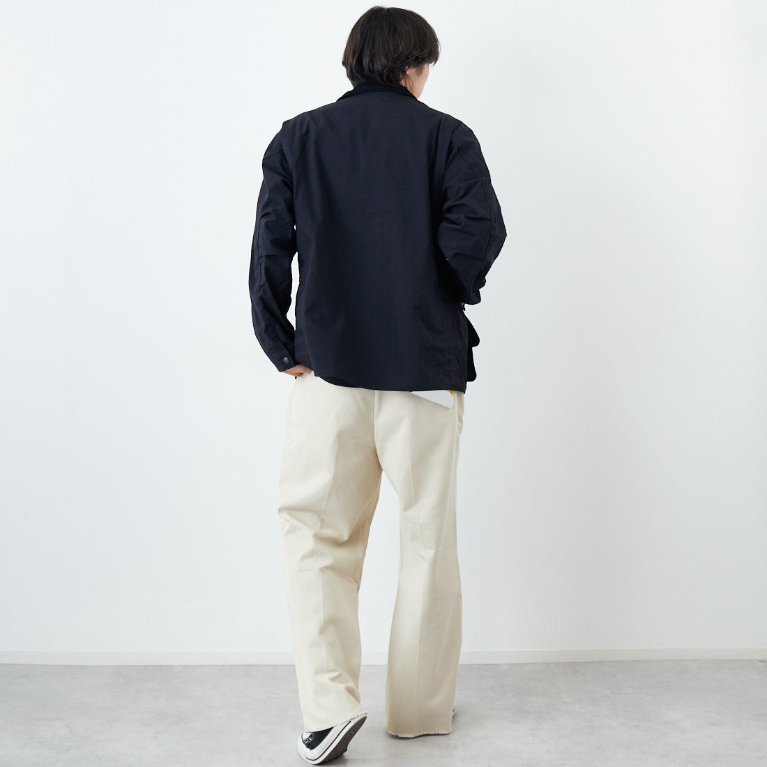 L.L.BEAN [エルエルビーン] Beans フィールドコート [6175-3033] 48 DK.CHAR &&モデル身長：179cm 着用サイズ：M&&