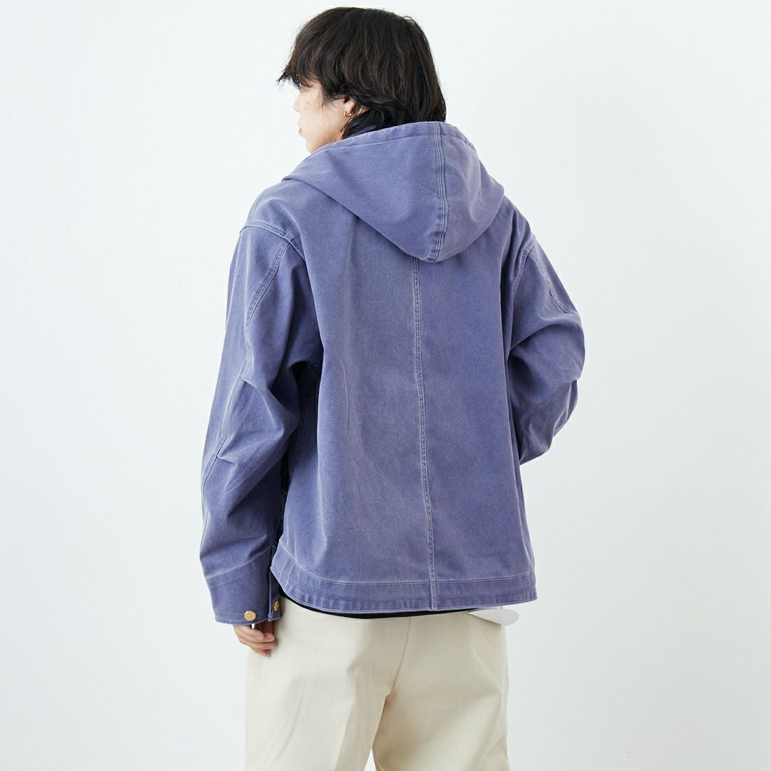 L.L.BEAN [エルエルビーン] Beans プロスペクトハーバー フーディージャケット [6175-3037] 64 F.BLUE &&モデル身長：179cm 着用サイズ：L&&