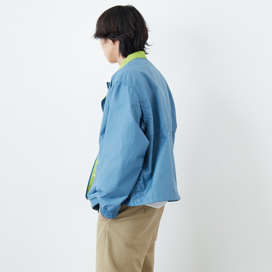 L.L.BEAN [エルエルビーン] Beans ウィンディリッジジャケット [6175-3030] 66 STONE B &&モデル身長：179cm 着用サイズ：L&&