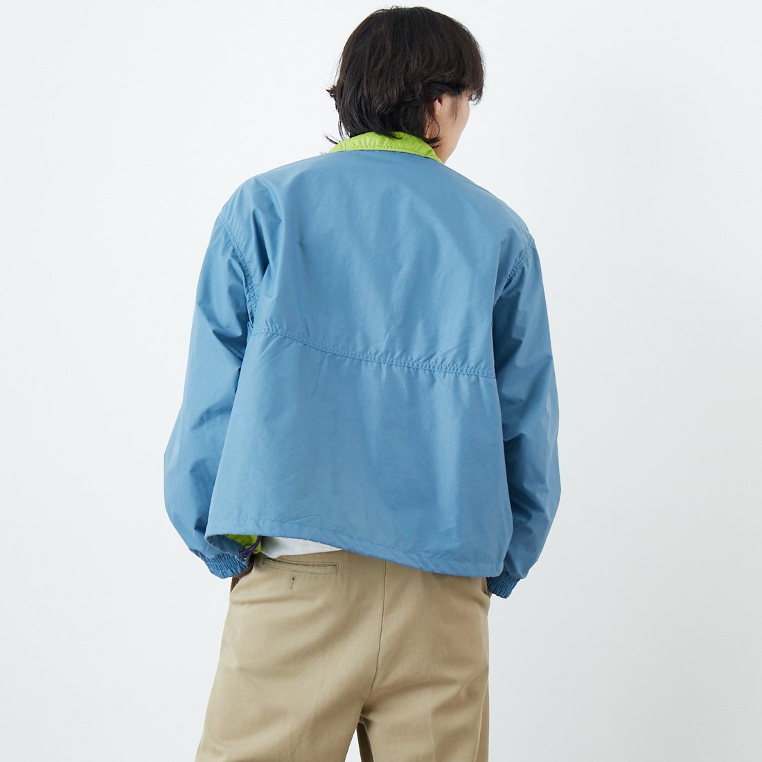 L.L.BEAN [エルエルビーン] Beans ウィンディリッジジャケット [6175-3030] 66 STONE B &&モデル身長：179cm 着用サイズ：L&&