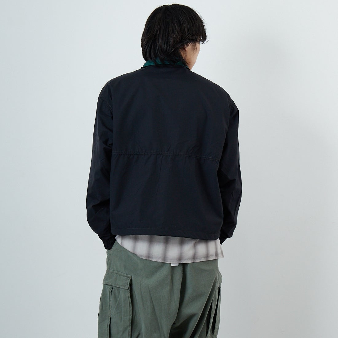 L.L.BEAN [エルエルビーン] Beans ウィンディリッジジャケット [6175-3030] 48 DK.CHAR &&モデル身長：179cm 着用サイズ：M&&