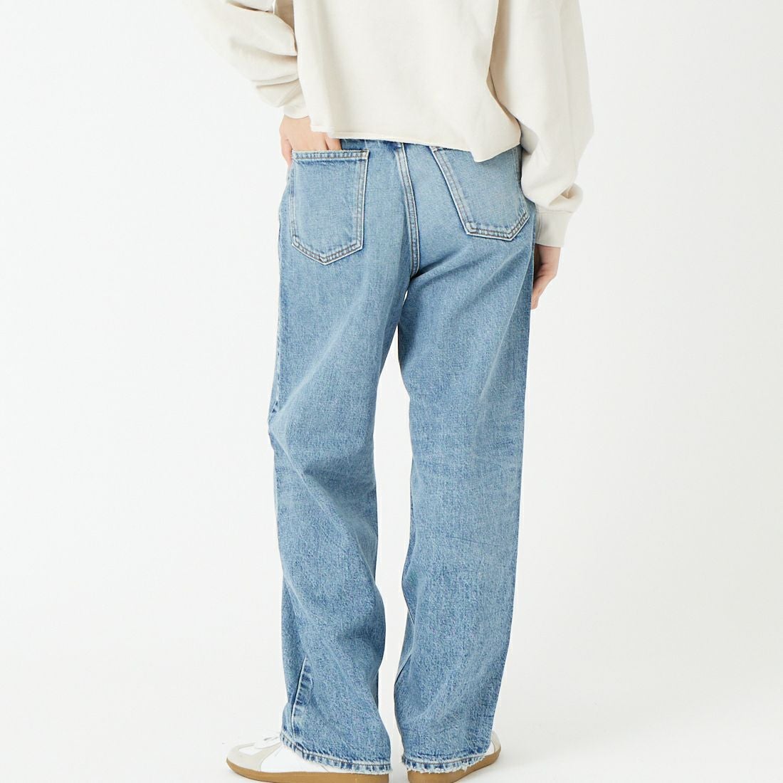 RED CARD TOKYO [レッドカード トーキョー] Dakota Mouse ストレートデニム [72W12101LMS] S-LEGACY M &&モデル身長：162cm 着用サイズ：22&&