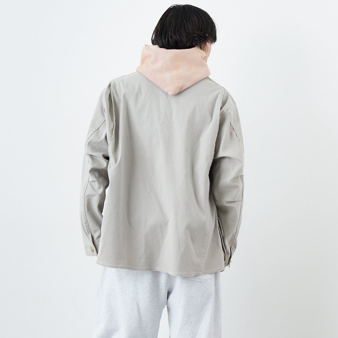 L.L.BEAN [エルエルビーン] Beans プロスペクトハーバー フィールドコート [6175-3036] 09 NATURAL &&モデル身長：179cm 着用サイズ：M&&