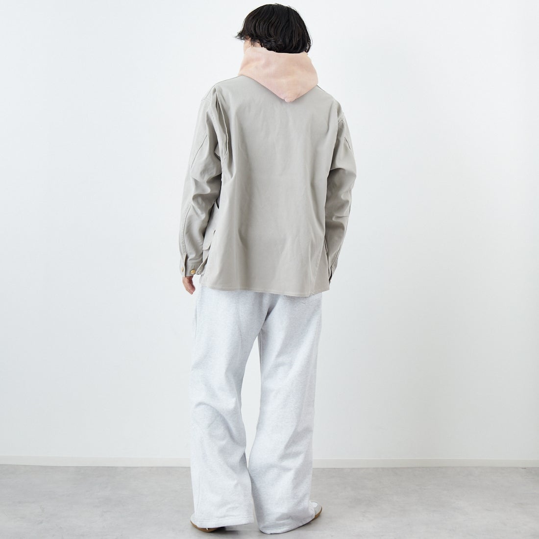L.L.BEAN [エルエルビーン] Beans プロスペクトハーバー フィールドコート [6175-3036] 09 NATURAL &&モデル身長：179cm 着用サイズ：M&&