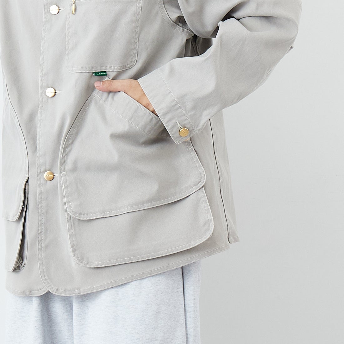 L.L.BEAN [エルエルビーン] Beans プロスペクトハーバー フィールドコート [6175-3036] 09 NATURAL &&モデル身長：179cm 着用サイズ：M&&