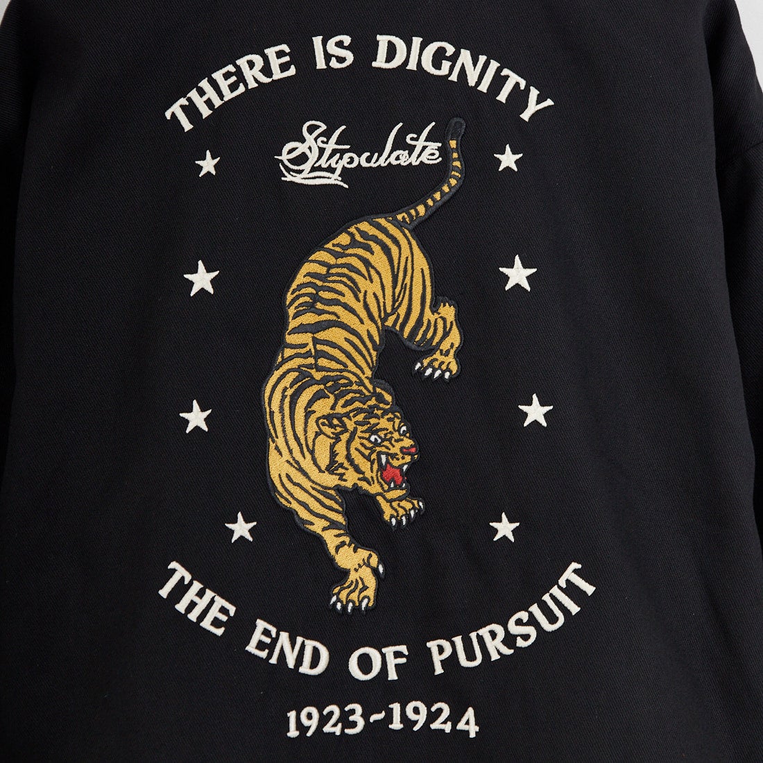 33Degrees [サーティスリーディグリーズ] 刺繍ベトジャン [TDR-261-002] 01 BLK