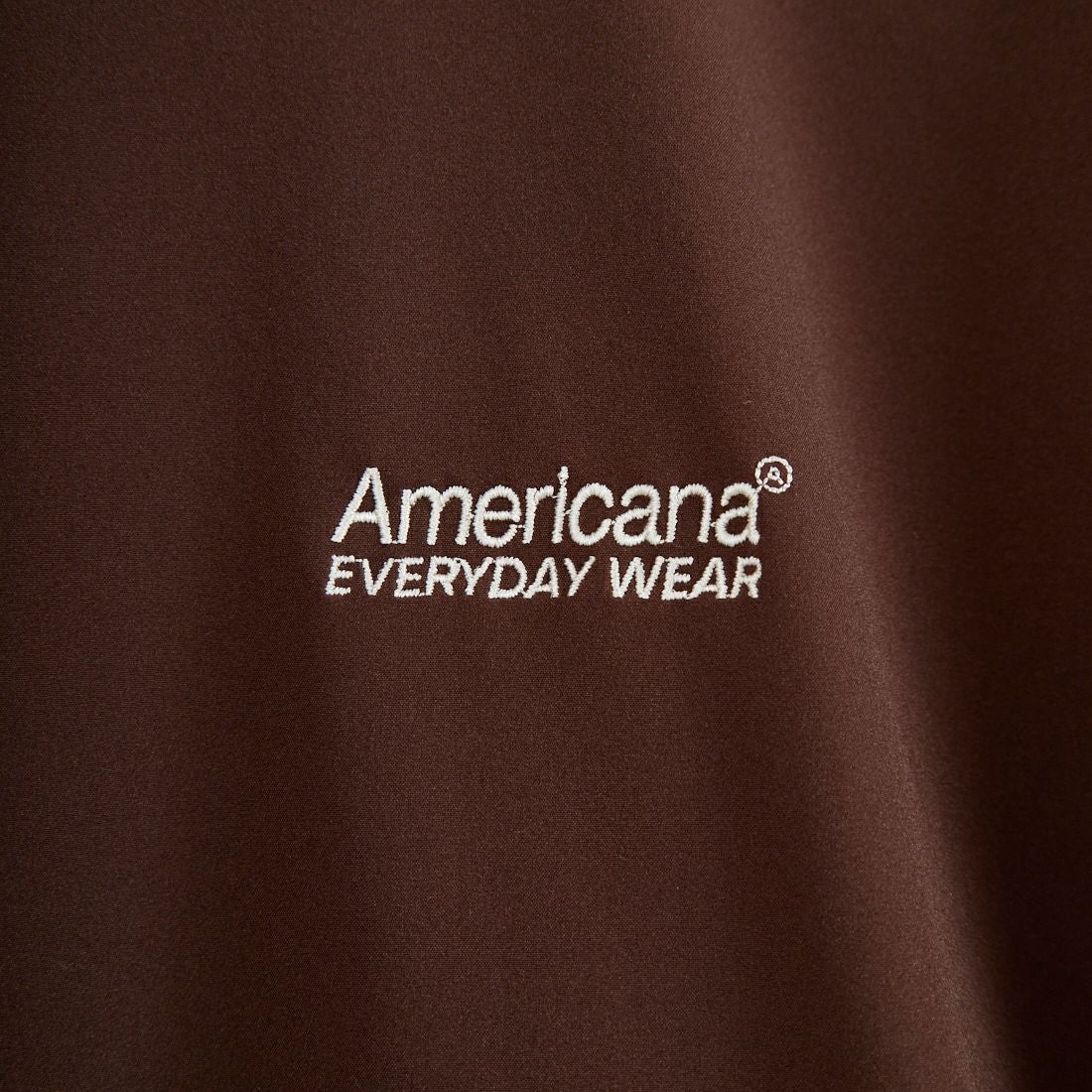 Americana × JEANS FACTORY [アメリカーナ × ジーンズファクトリー] 別注 4WAYストレッチ ウエストギャザー マキシ丈ワンピース [ASO-S-849-JF] ﾌﾞﾗｳﾝ