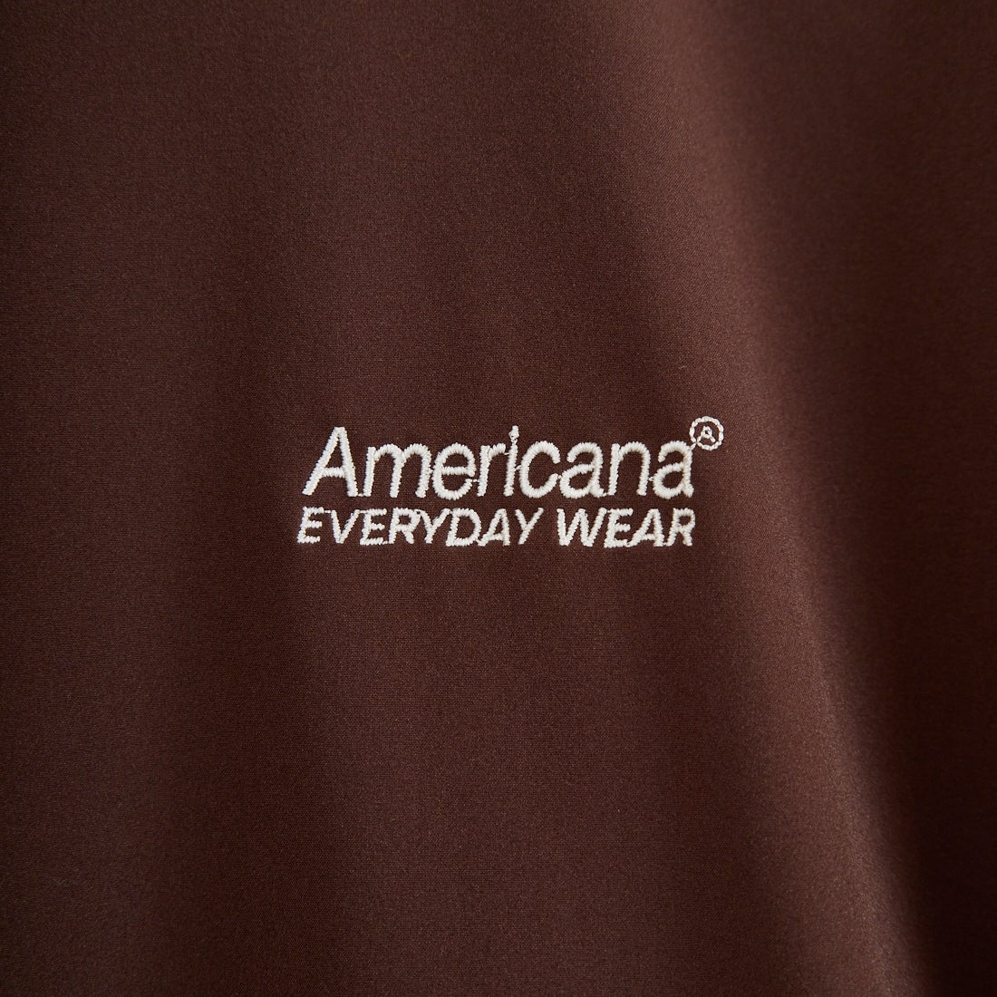 Americana × JEANS FACTORY [アメリカーナ × ジーンズファクトリー] 別注 4WAYストレッチ ウエストギャザー マキシ丈ワンピース [ASO-S-849-JF] ﾌﾞﾗｳﾝ