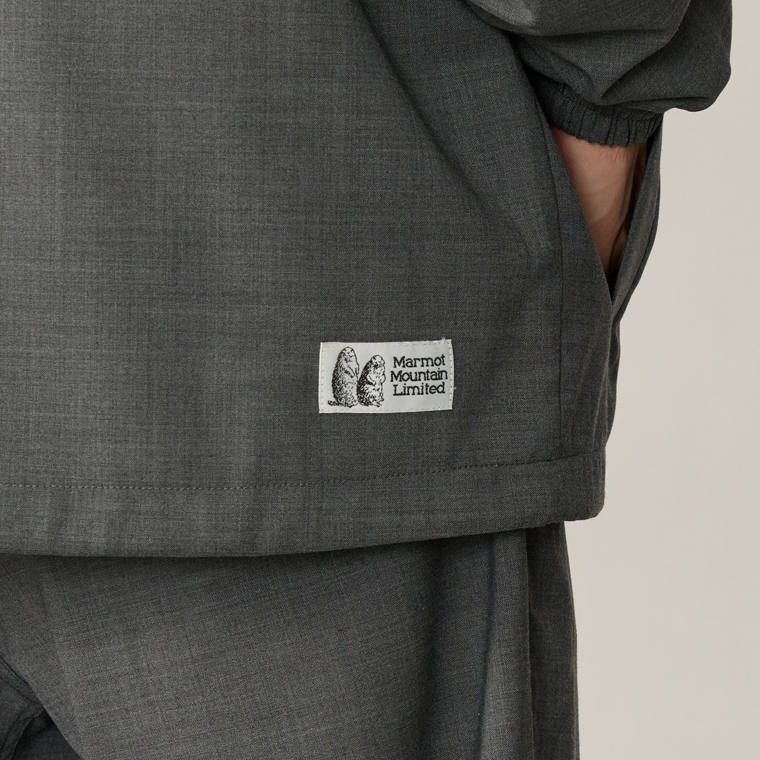 Marmot [マーモット] 別注 メリノウール コーチジャケット [MTSS26MJK330IN-JF] GRAY