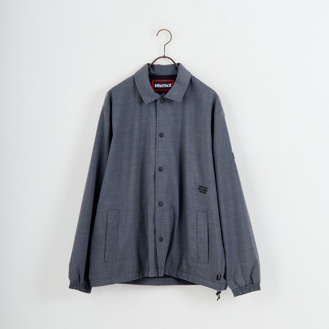 Marmot [マーモット] 別注 メリノウール コーチジャケット [MTSS26MJK330IN-JF] GRAY