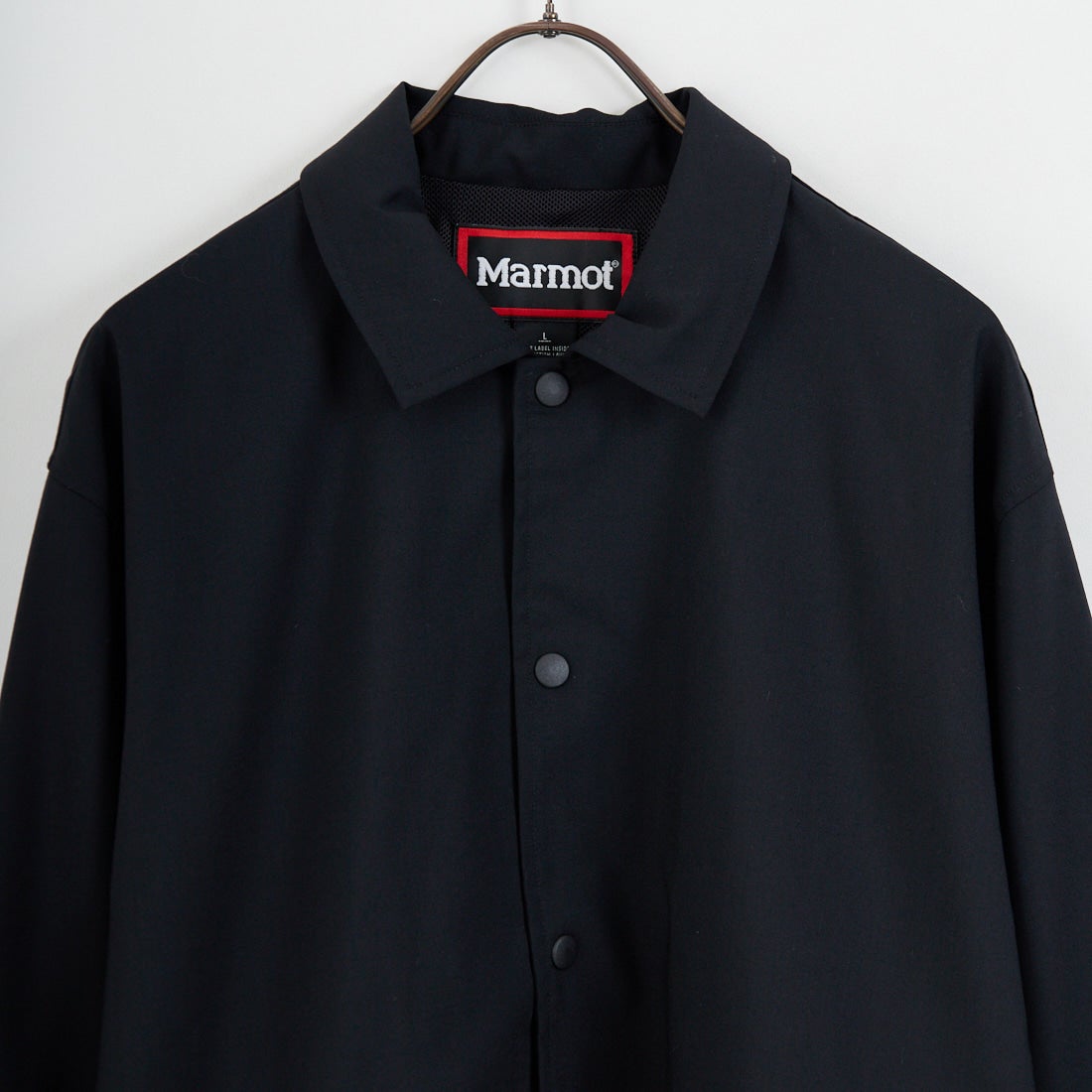 Marmot [マーモット] 別注 メリノウール コーチジャケット [MTSS26MJK330IN-JF] BLACK