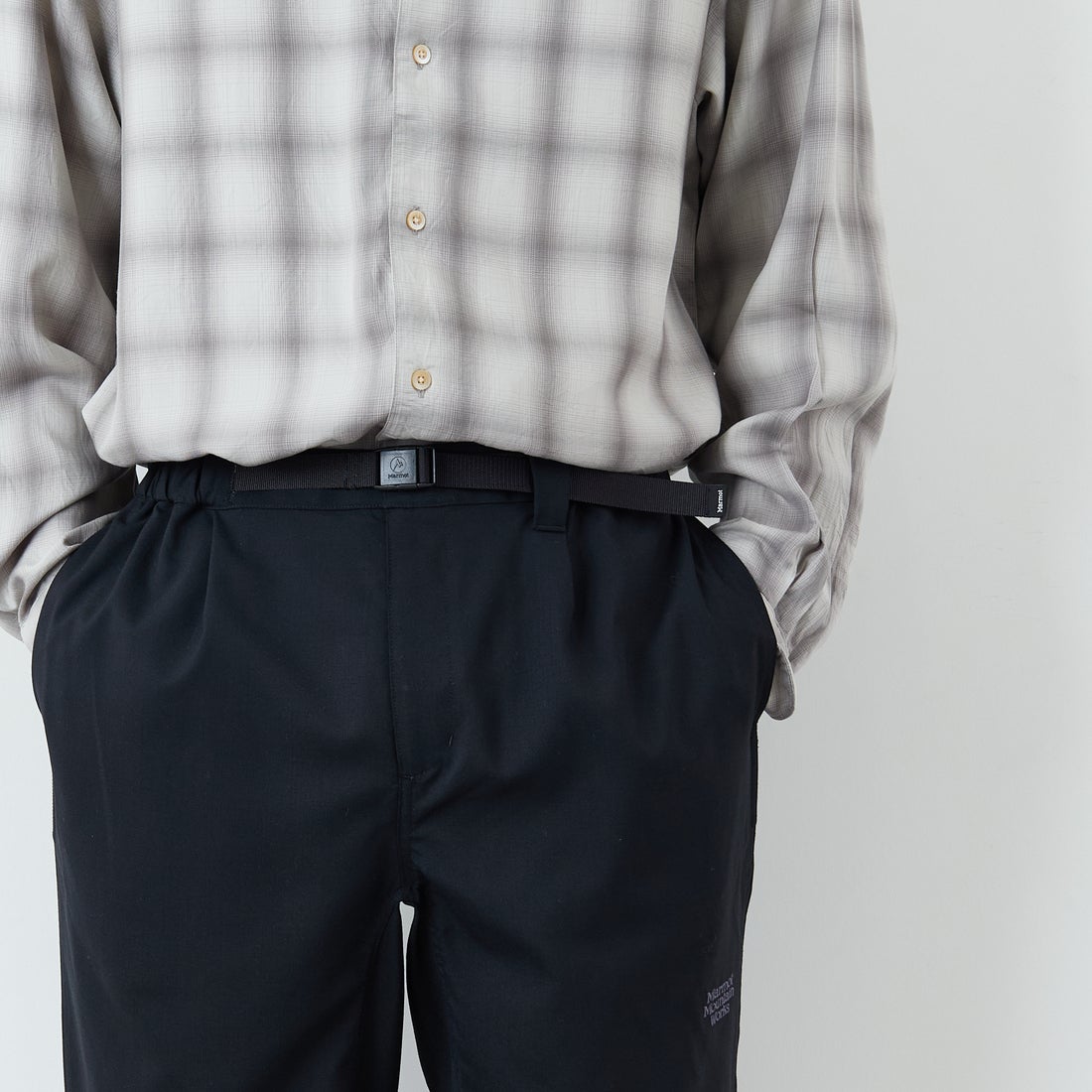 Marmot [マーモット] 別注 メリノウール タックパンツ [MTSS26MPT331IN-JF] BLACK