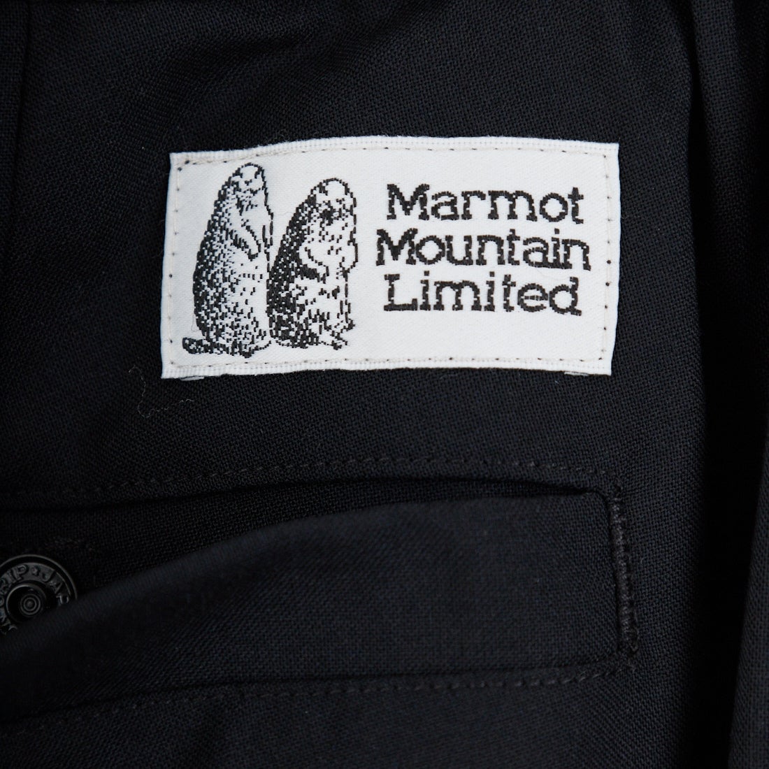 Marmot [マーモット] 別注 メリノウール タックパンツ [MTSS26MPT331IN-JF] BLACK