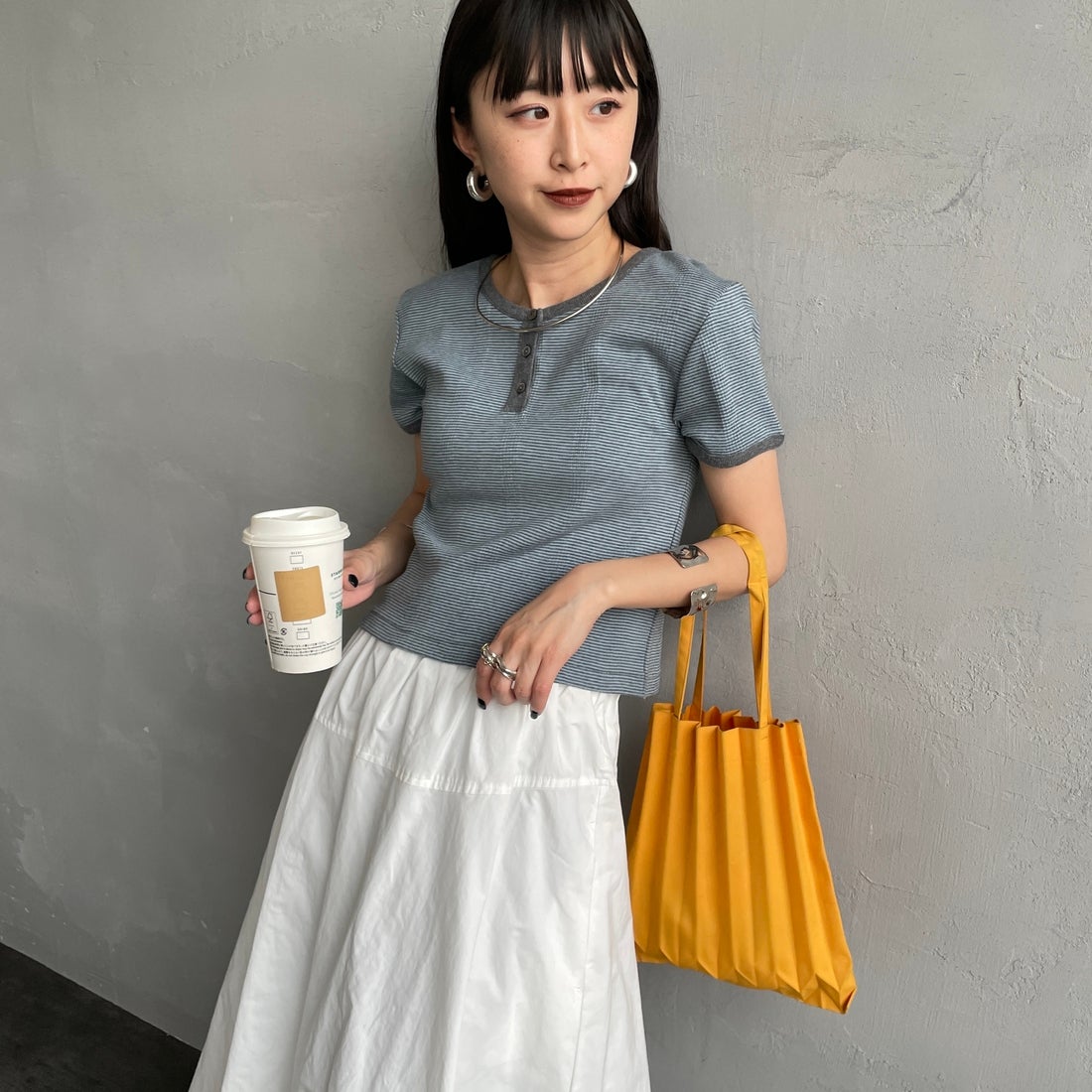 Robert P.Miller [ロバートピーミラー] 別注 クロップド丈 ボーダー