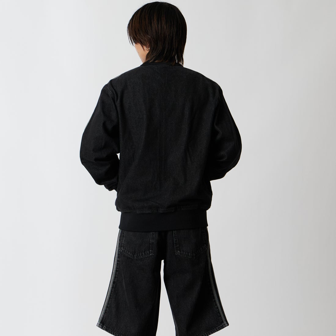 adidas Originals [アディダス オリジナルス] ファイヤーバード デニムトラックトップ [DE291] KD1516 &&モデル身長：177cm 着用サイズ：M&&