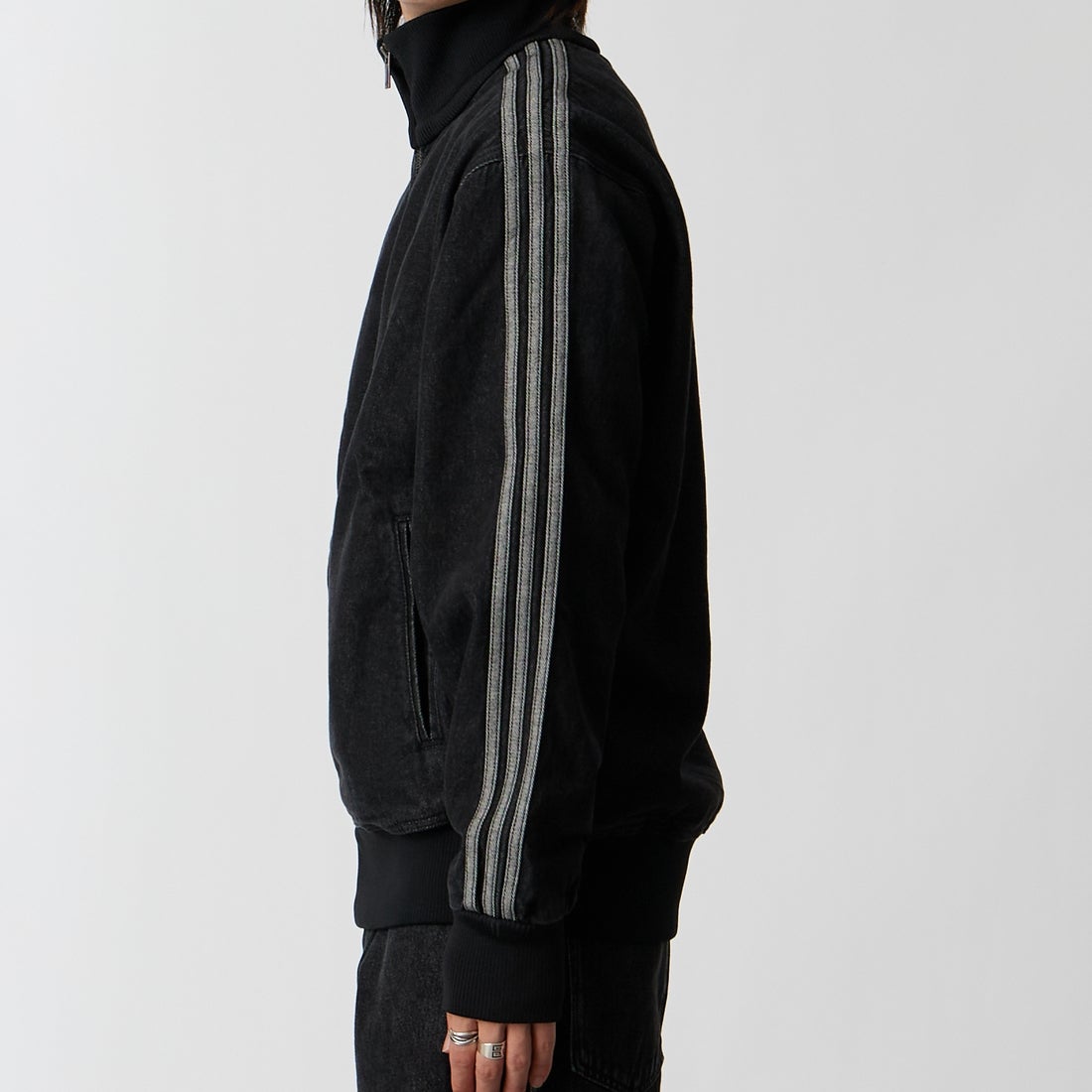 adidas Originals [アディダス オリジナルス] ファイヤーバード デニムトラックトップ [DE291] KD1516 &&モデル身長：177cm 着用サイズ：M&&