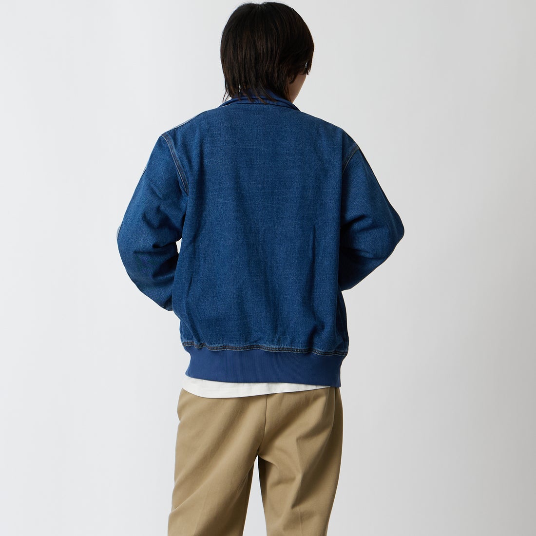 adidas Originals [アディダス オリジナルス] ファイヤーバード デニムトラックトップ [CV103] KD1517 &&モデル身長：177cm 着用サイズ：M&&