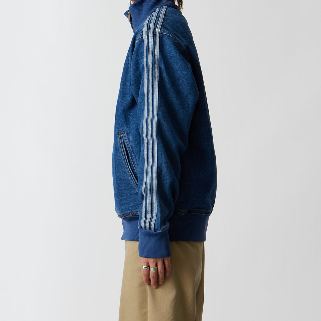 adidas Originals [アディダス オリジナルス] ファイヤーバード デニムトラックトップ [CV103] KD1517 &&モデル身長：177cm 着用サイズ：M&&
