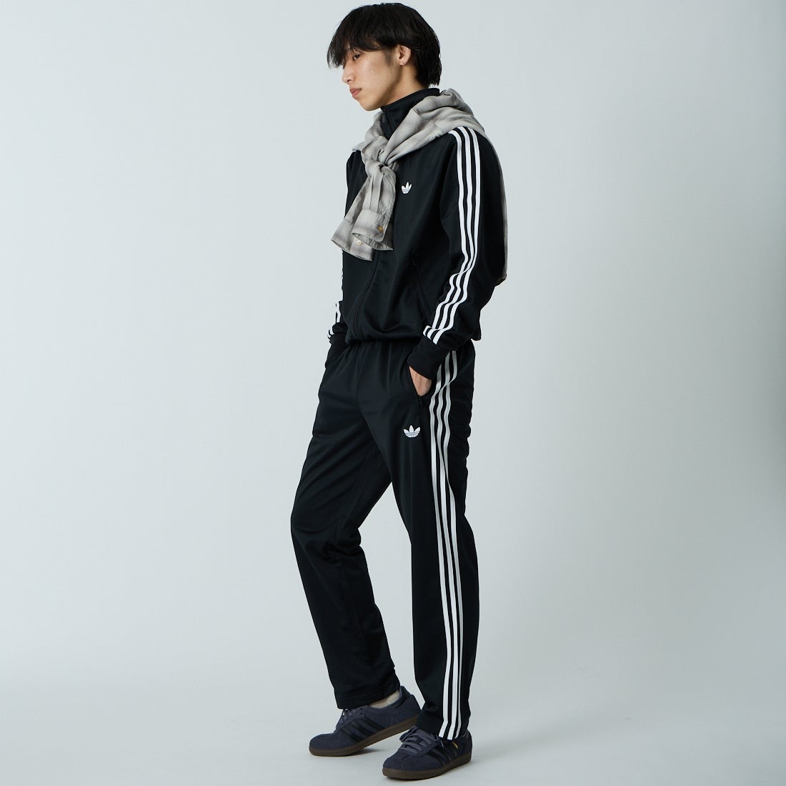 adidas Originals [アディダス オリジナルス] ファイヤーバード トラックトップ [TB671] KD8312 &&モデル身長：179cm 着用サイズ：L&&