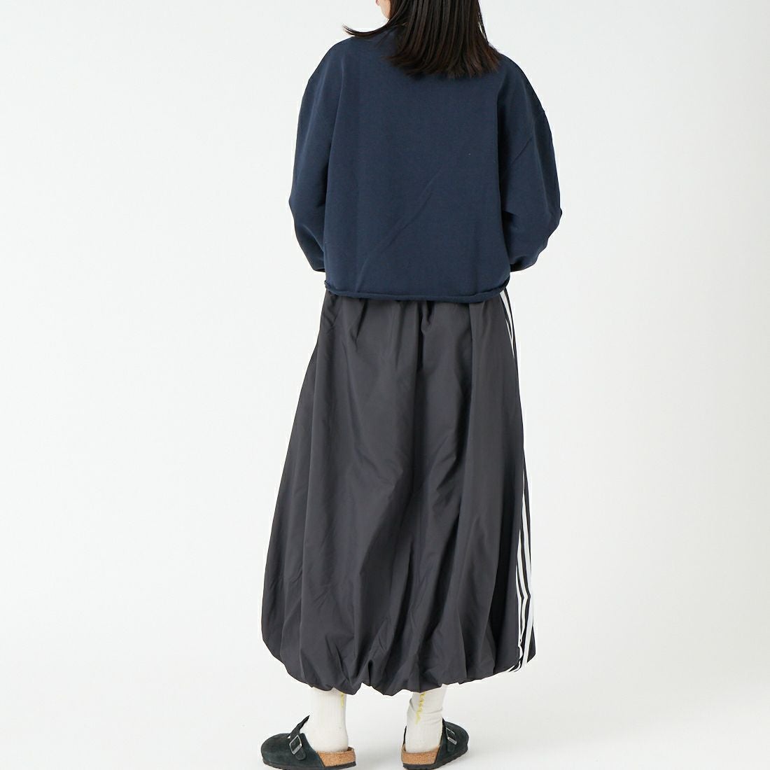 adidas Originals [アディダス オリジナルス] バルーンロングスカート [UW778] KC8088 &&モデル身長：162cm 着用サイズ：S&&