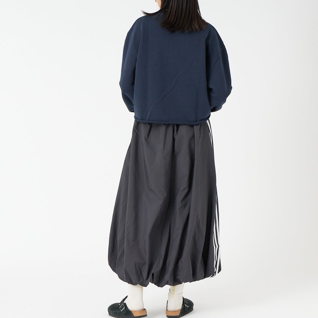 adidas Originals [アディダス オリジナルス] バルーンロングスカート [UW778] KC8088 &&モデル身長：162cm 着用サイズ：S&&