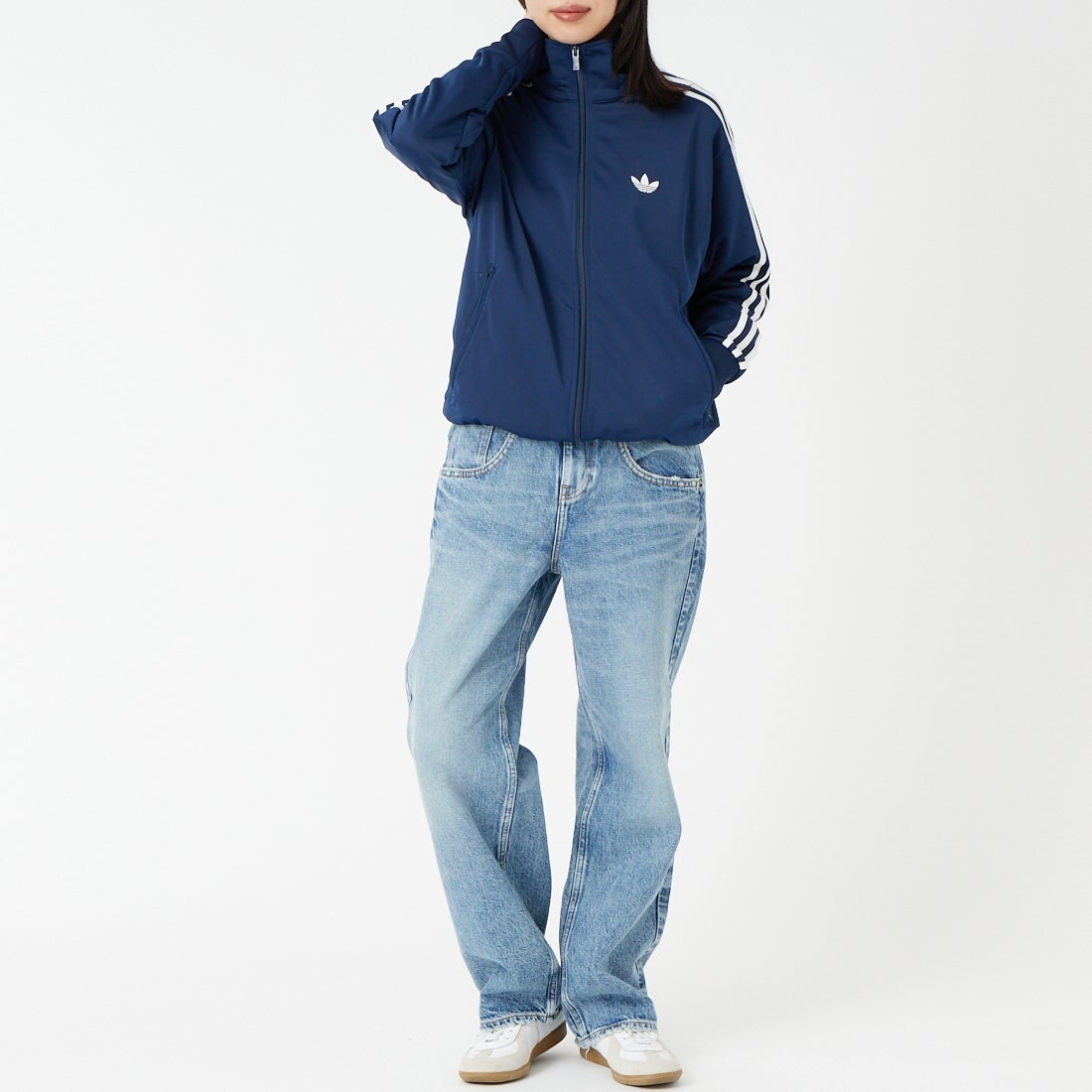 adidas Originals [アディダス オリジナルス] ファイヤーバード トラックトップ [TB671] KD8313 &&モデル身長：162cm 着用サイズ：XS&&