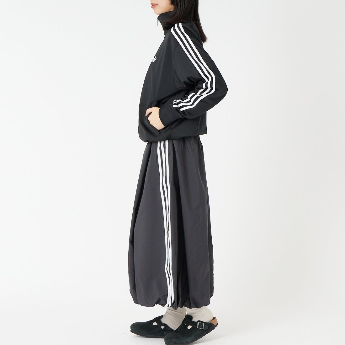 adidas Originals [アディダス オリジナルス] ファイヤーバード トラックトップ [TB671] KD8312 &&モデル身長：162cm 着用サイズ：XS&&