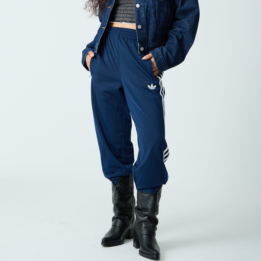 adidas Originals [アディダス オリジナルス] ファイヤーバード トラックパンツ [TV934] KD8316 &&モデル身長：162cm 着用サイズ：XS&&