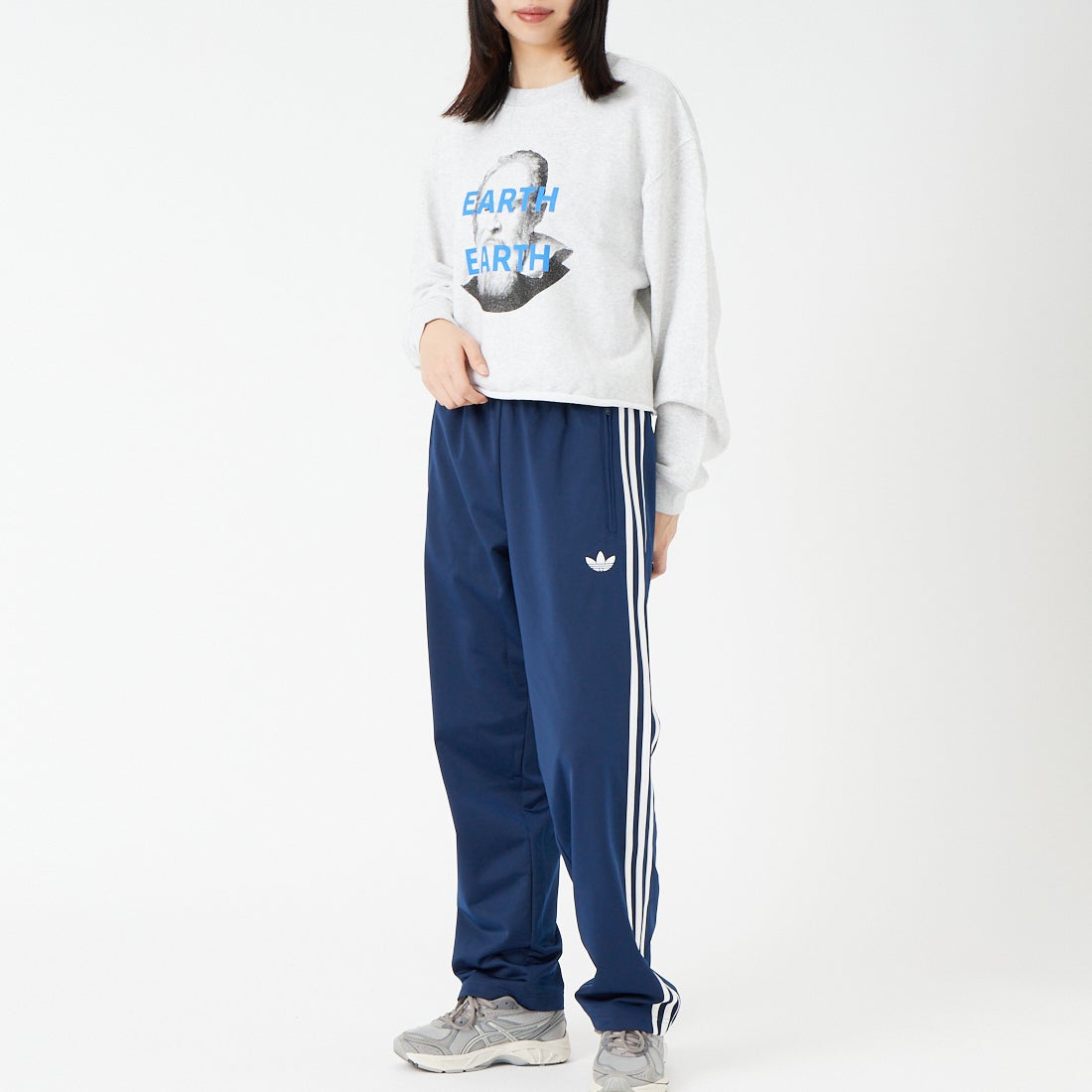 adidas Originals [アディダス オリジナルス] ファイヤーバード トラックパンツ [TV934] KD8316 &&モデル身長：162cm 着用サイズ：XS&&