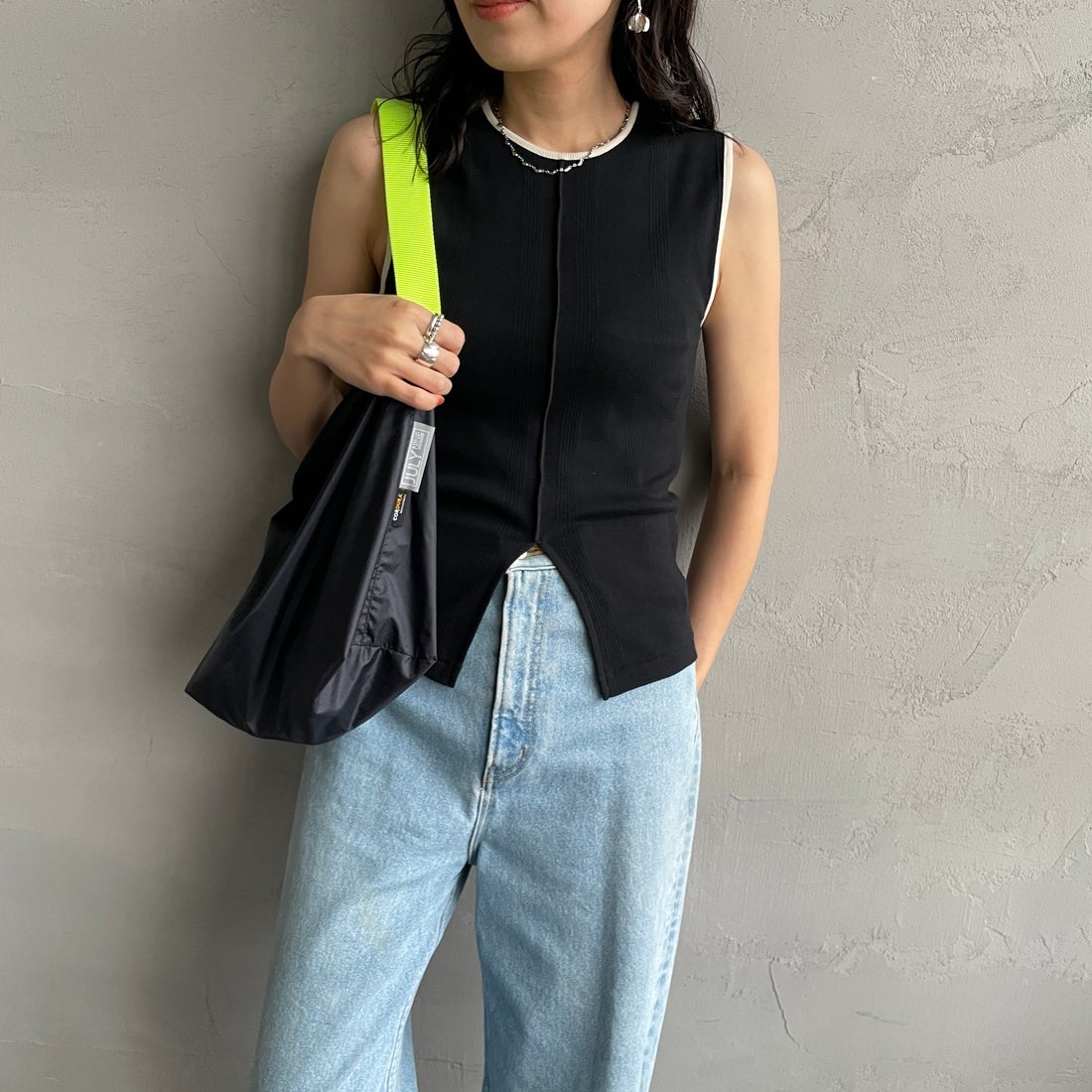 BLK/IVO&&モデル身長：160cm 着用サイズ：F&&