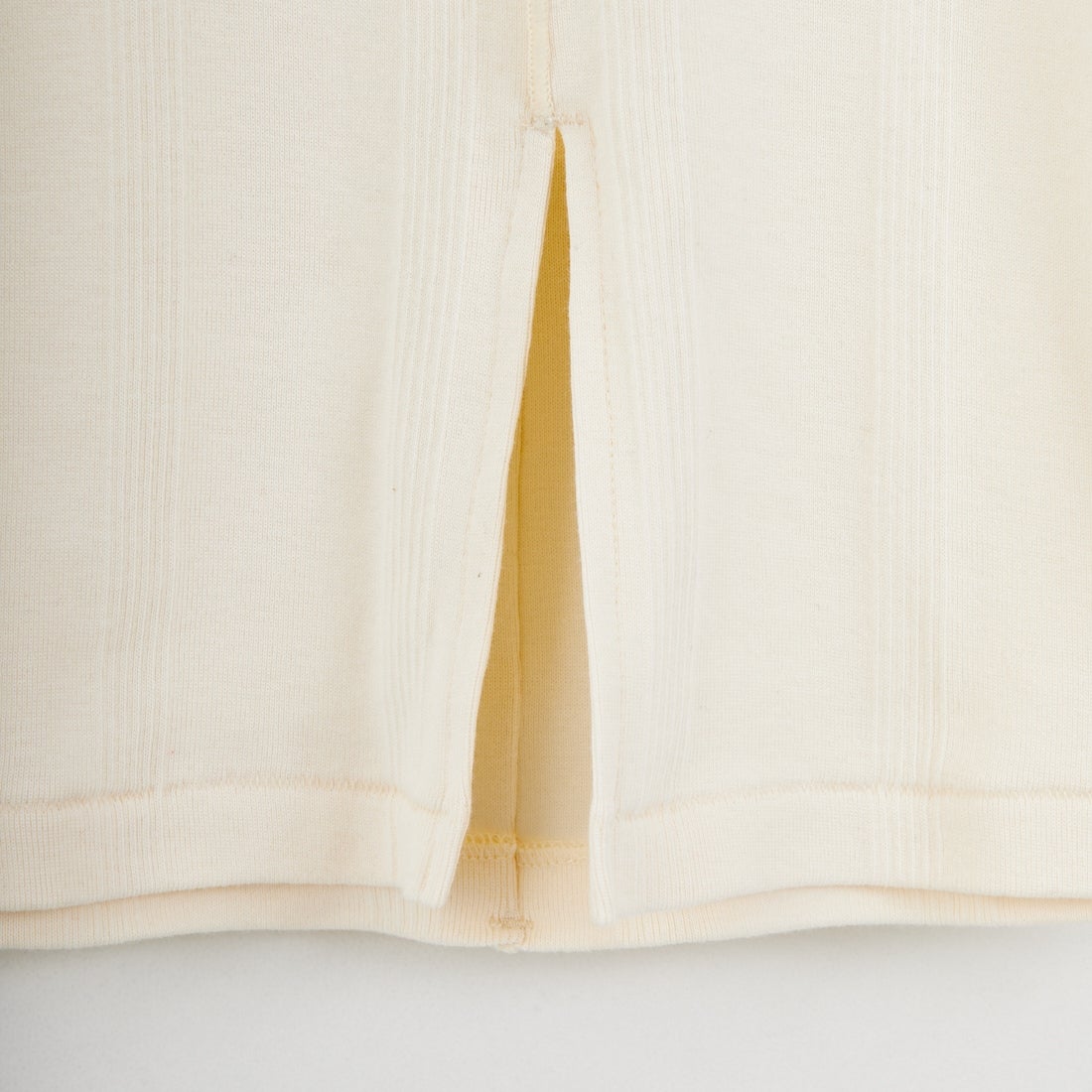 Robert P.Miller [ロバートピーミラー] 別注 配色 センタースリット パネルリブタンクトップ [RM261-2261IN-JF] IVO/BLK