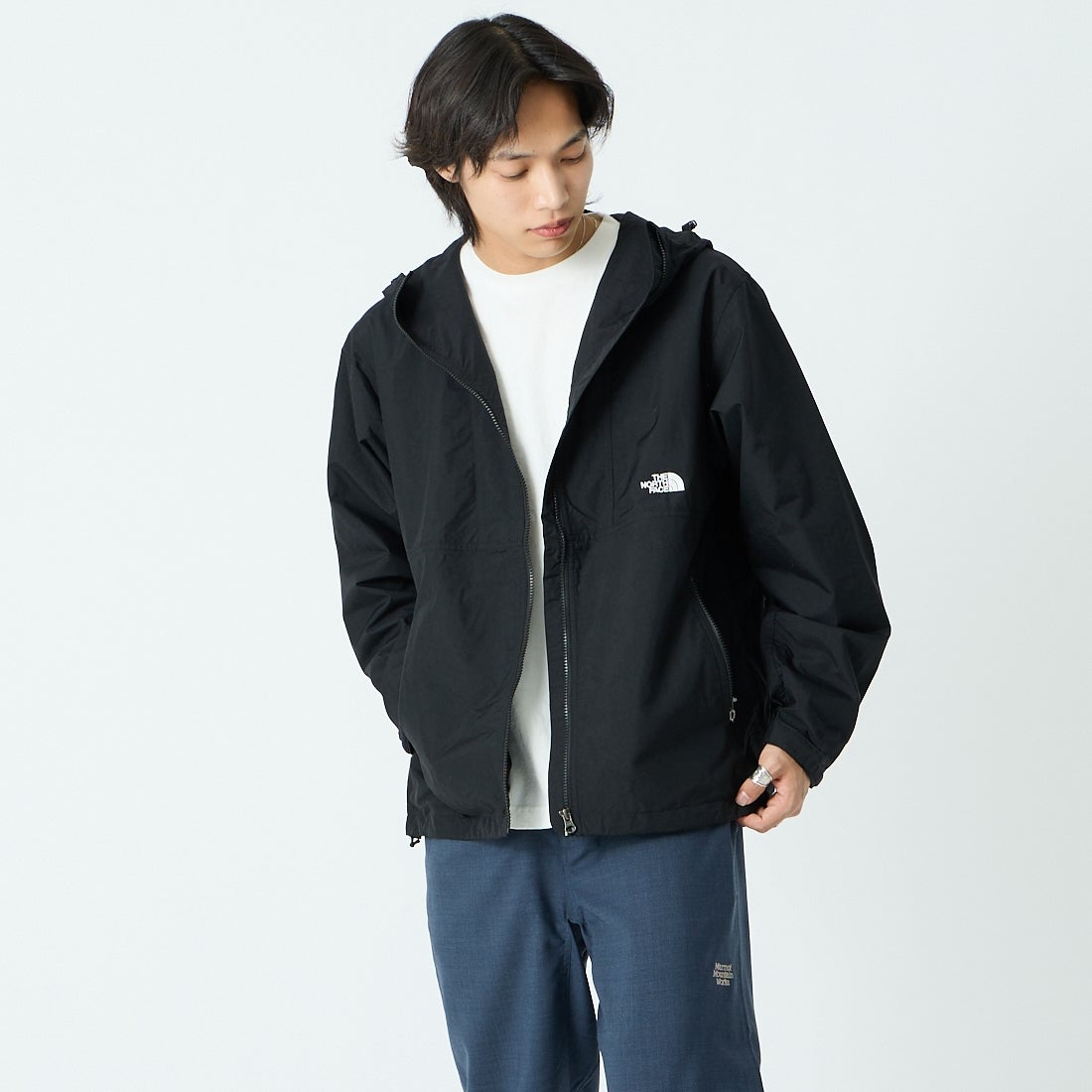 THE NORTH FACE [ザ ノースフェイス] コンパクトジャケット [NP72530] K &&モデル身長：179cm 着用サイズ：L&&
