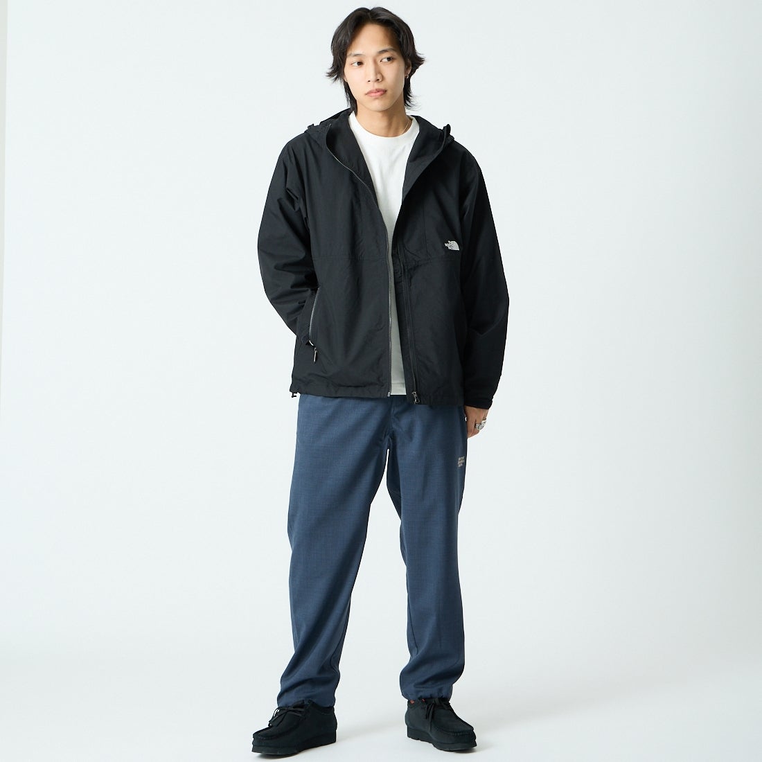 THE NORTH FACE [ザ ノースフェイス] コンパクトジャケット [NP72530] K &&モデル身長：179cm 着用サイズ：L&&