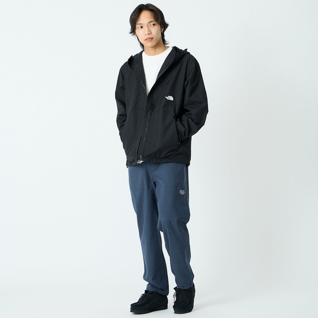 THE NORTH FACE [ザ ノースフェイス] コンパクトジャケット [NP72530] K &&モデル身長：179cm 着用サイズ：L&&