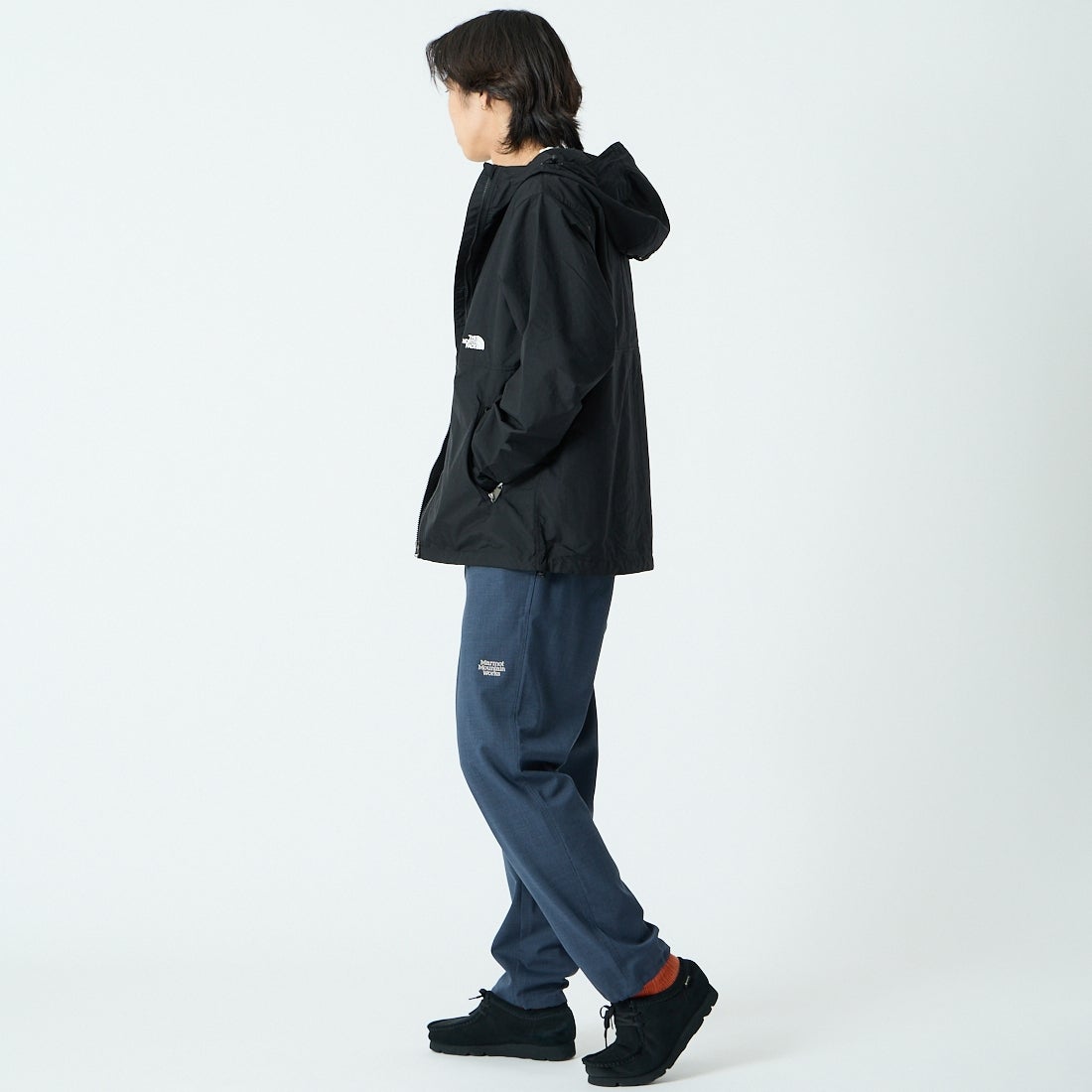 THE NORTH FACE [ザ ノースフェイス] コンパクトジャケット [NP72530] K &&モデル身長：179cm 着用サイズ：L&&