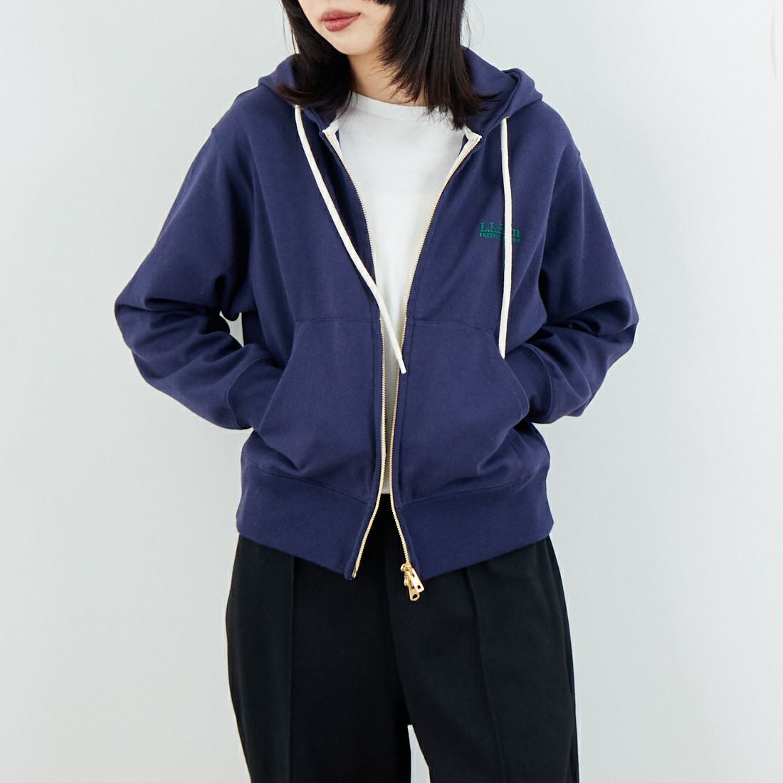 L.L.BEAN [エルエルビーン] PORTAGE フルジップフーデッドスウェット