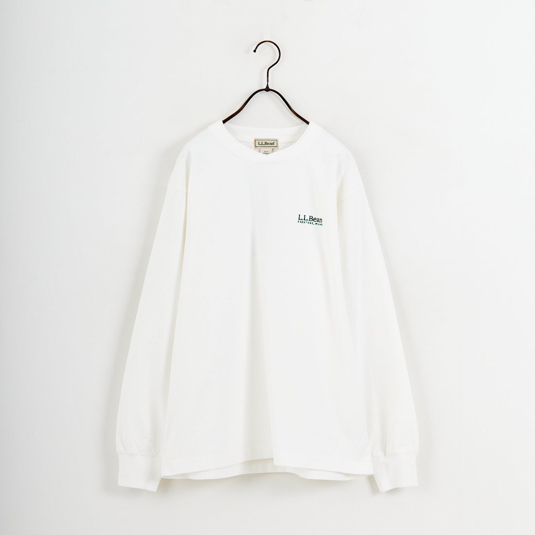 L.L.BEAN [エルエルビーン] Union ロングスリーブTシャツ [6175-3052] 09 WHITE