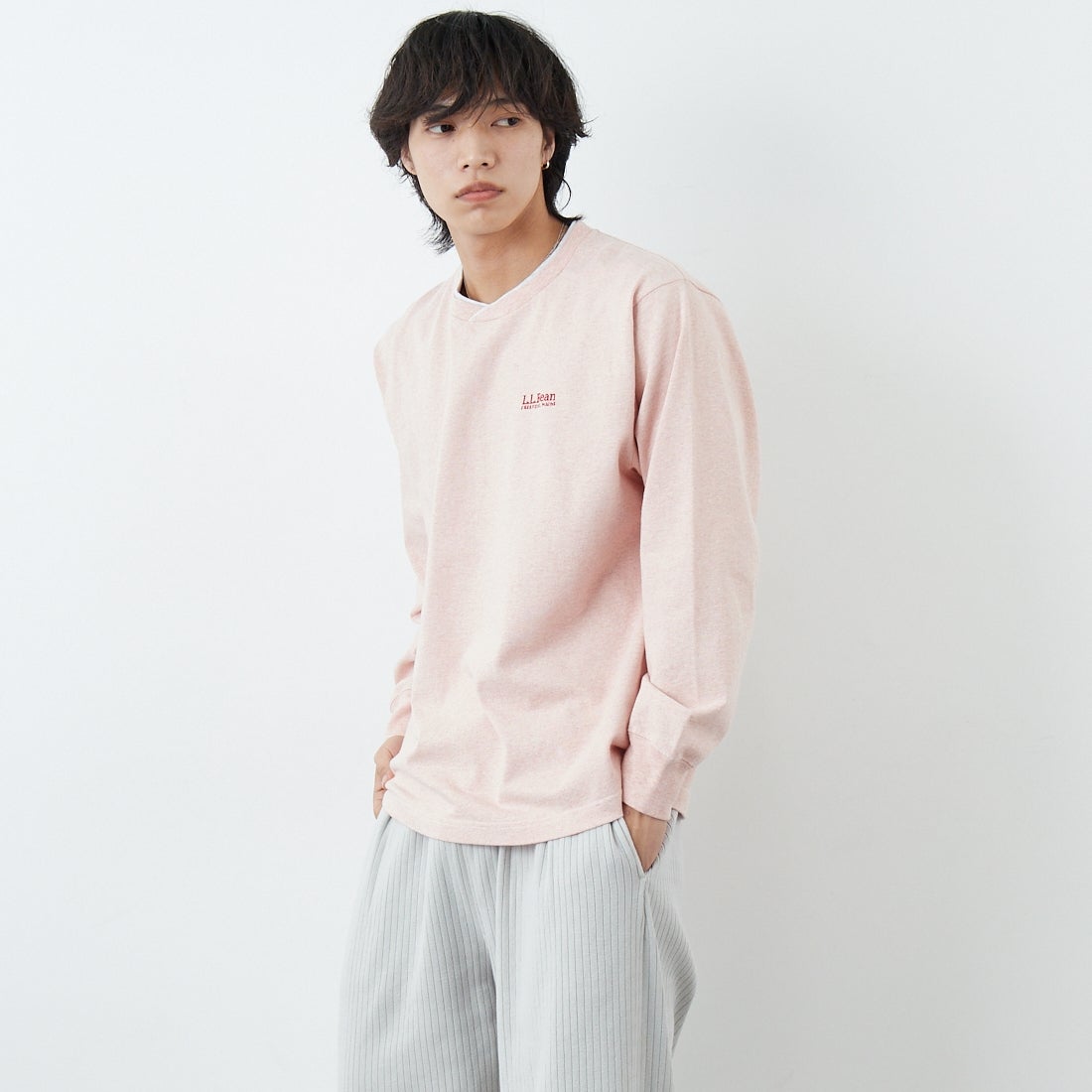 01 TOP RED&&モデル身長：179cm 着用サイズ：M&&