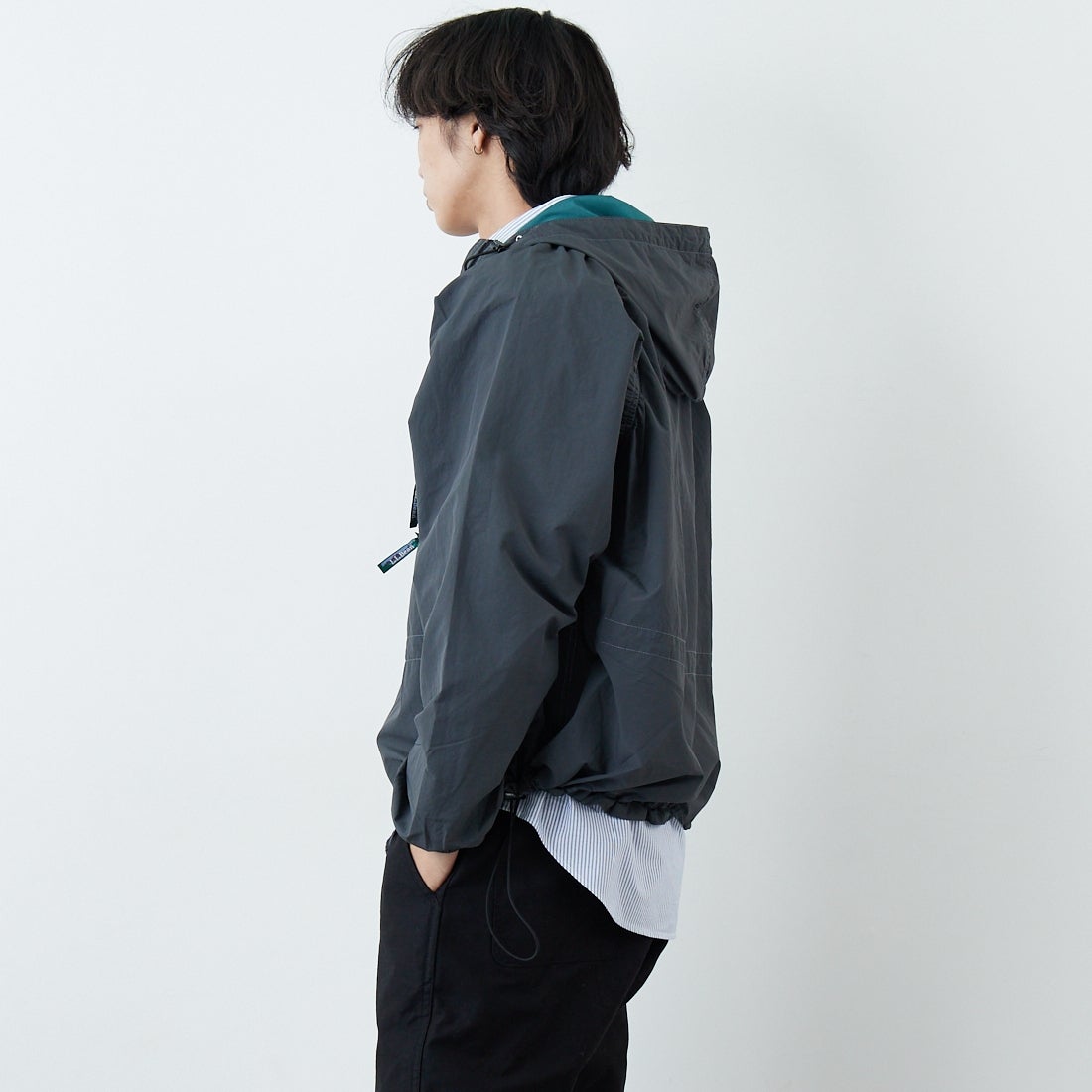 L.L.BEAN [エルエルビーン] MILO アノラックパーカー [6175-3039] 48 NIGHT &&モデル身長：179cm 着用サイズ：L&&