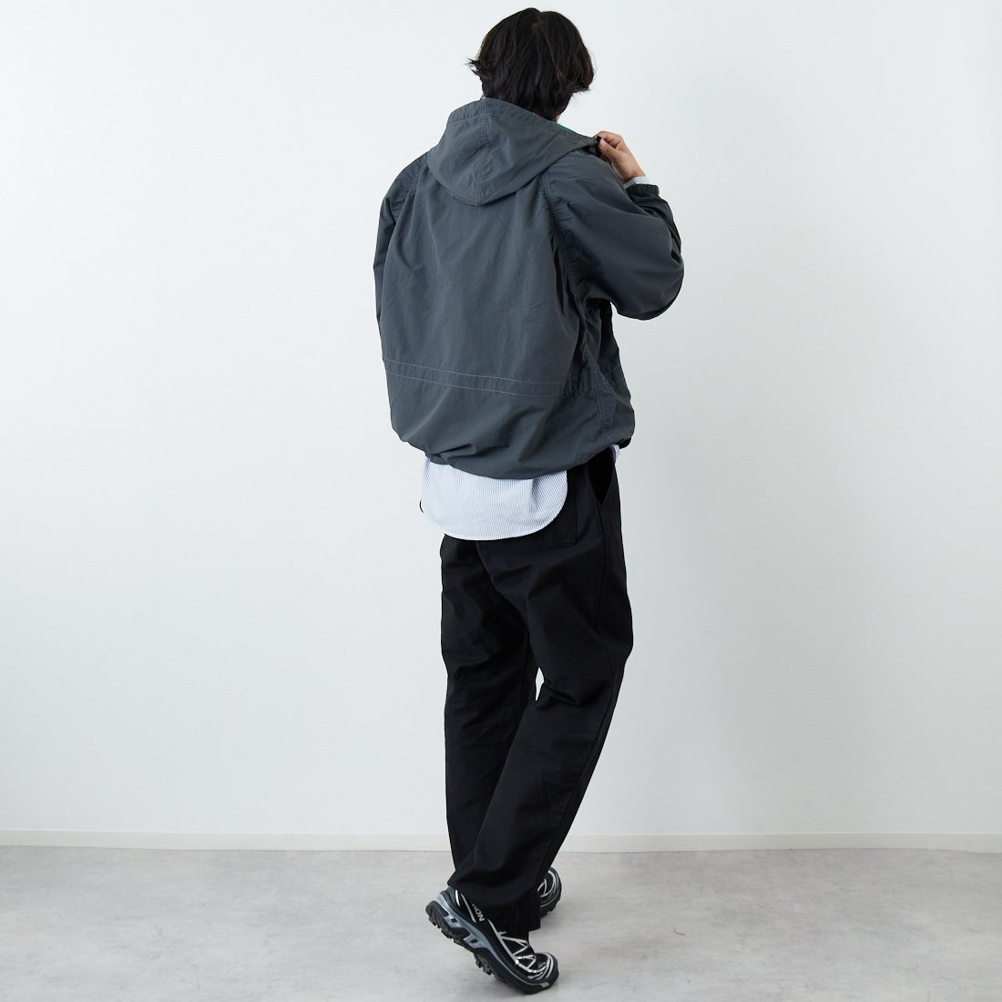 L.L.BEAN [エルエルビーン] MILO アノラックパーカー [6175-3039] 48 NIGHT &&モデル身長：179cm 着用サイズ：L&&