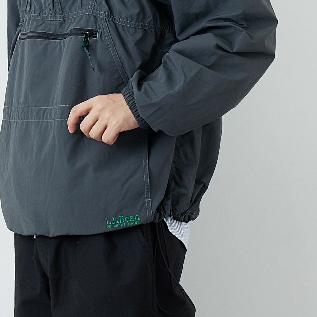 L.L.BEAN [エルエルビーン] MILO アノラックパーカー [6175-3039] 48 NIGHT &&モデル身長：179cm 着用サイズ：L&&