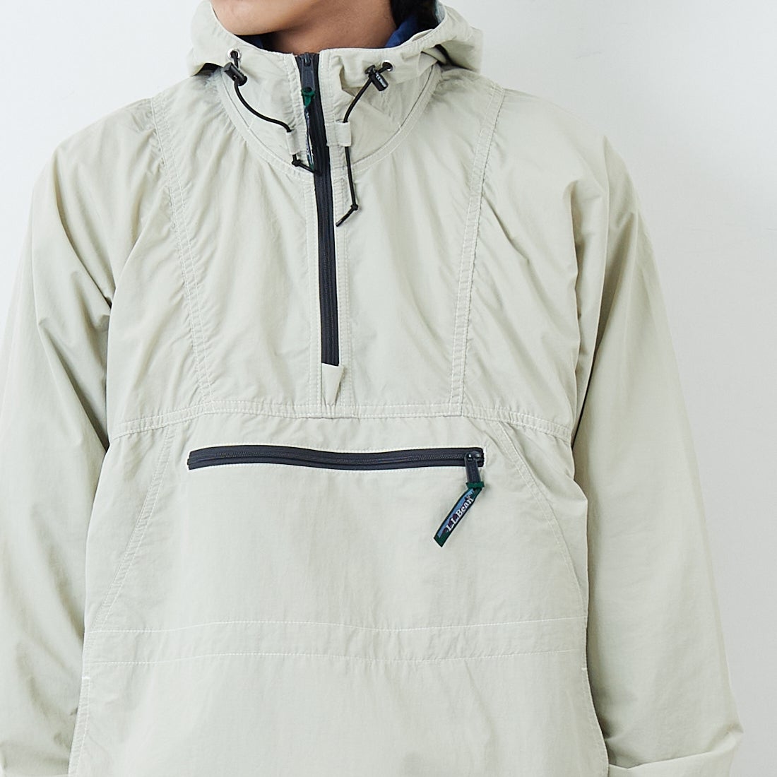 L.L.BEAN [エルエルビーン] MILO アノラックパーカー [6175-3039] 24 SAND &&モデル身長：179cm 着用サイズ：M&&