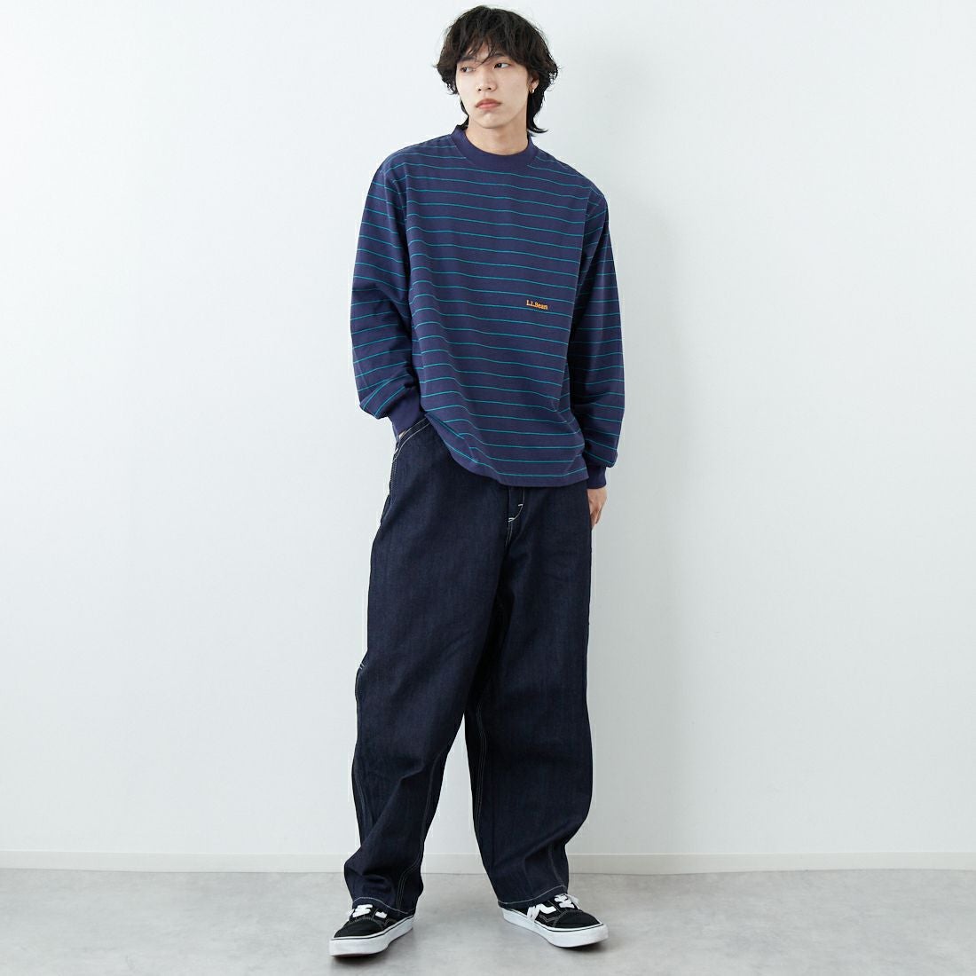 L.L.BEAN [エルエルビーン] Union ロングスリーブボーダーTシャツ